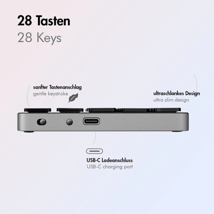 LogiLink Bezprzewodowa klawiatura numeryczna, BT5.0