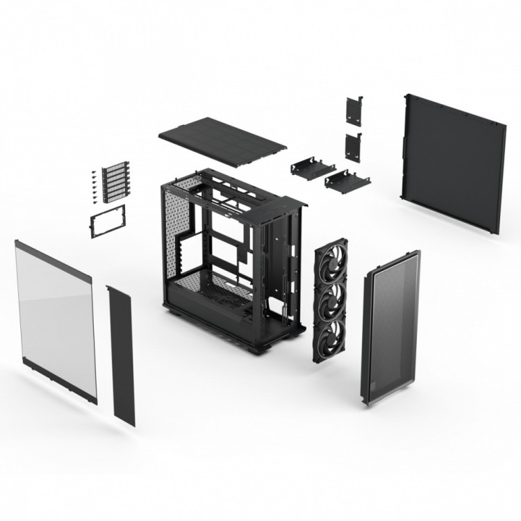 Fractal Design Obudowa Epoch XL Black TG RGB Light tint