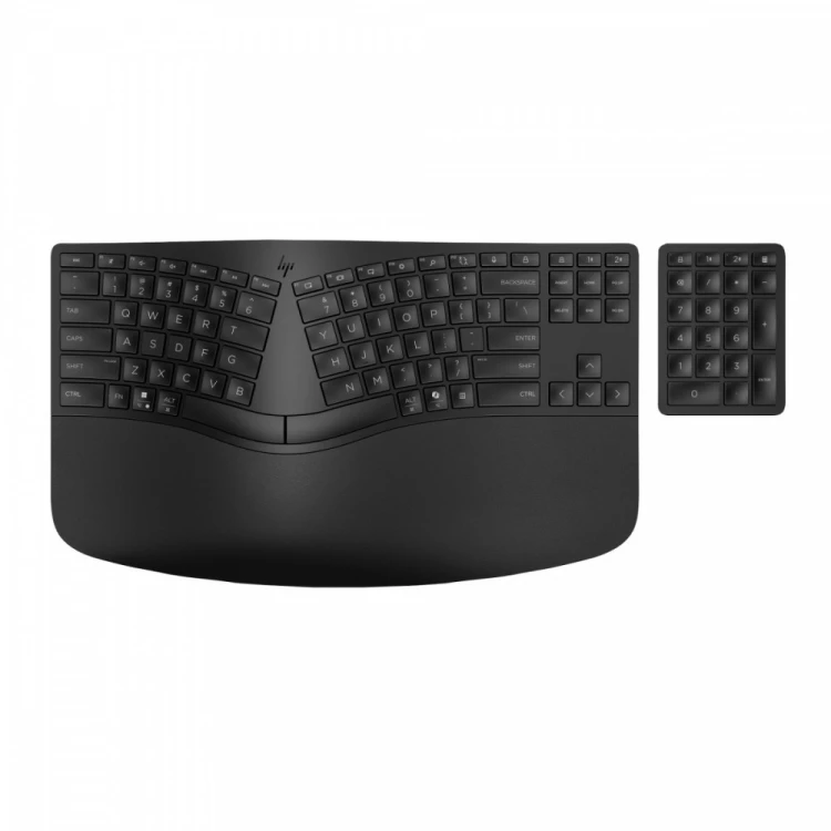 HP Inc. Klawiatura bezprzewodowa 960  Ergonomic czarna - 7E755AA#ABB