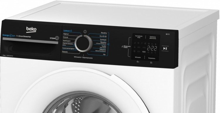 Beko Pralka slim BM3WFU3821WBW