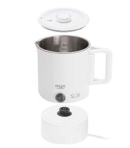 Adler Czajnik turystyczny 0,8 l biały AD 1388