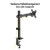 LogiLink Uchwyt do monitora 17 - 32', max 10kg., stalowy