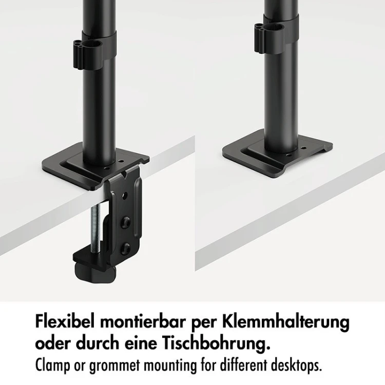 LogiLink Uchwyt do monitora 17 - 32', max 10kg., stalowy