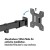 LogiLink Uchwyt do monitora 2x 17-32',10kg max na ramie