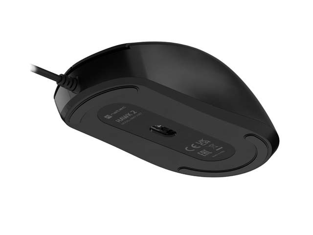 Natec Mysz Hawk 2 2400DPI laserowa czarna