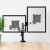 LogiLink Podwójny uchwyt na monitor 13-26 cali, aluminiowy