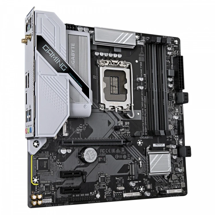 Gigabyte Płyta główna B760M GAMING PLUS WIFI s1700 4DDR4 DP/HDMI mATX