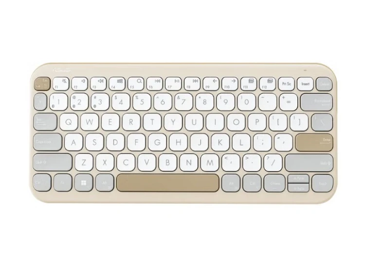 Asus Klawiatura Marshmallow KW100 BT5.0LE/Oat Milk