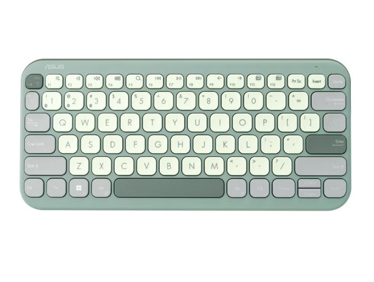 Asus Klawiatura Marshmallow KW100 BT5.0LE/Green Tea Latte