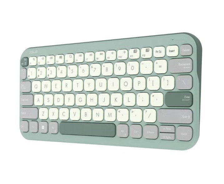 Asus Klawiatura Marshmallow KW100 BT5.0LE/Green Tea Latte