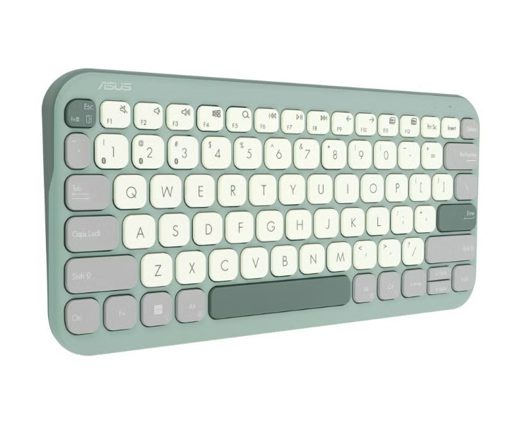 Asus Klawiatura Marshmallow KW100 BT5.0LE/Green Tea Latte
