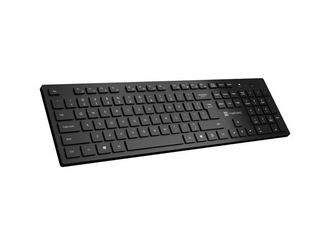 Natec Klawiatura Herring bezprzewodowa US 2.4GHZ slim