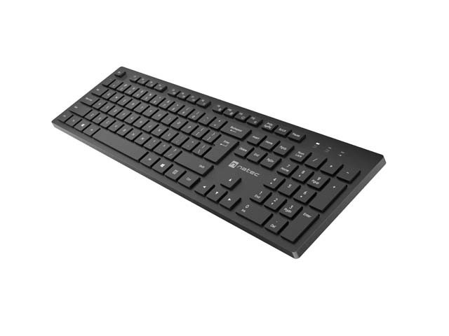 Natec Klawiatura Herring bezprzewodowa US 2.4GHZ slim
