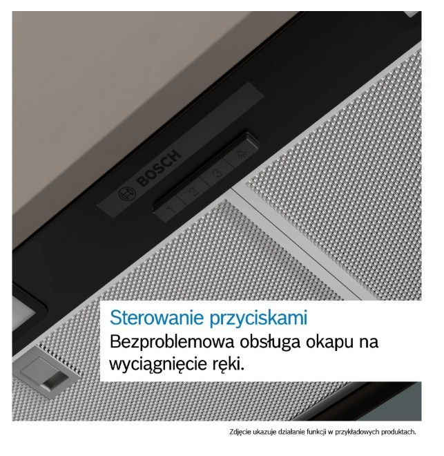 Bosch Okap zintegrowany DBB63BC60  Serie 2 czarny