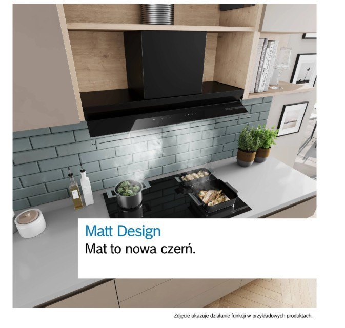 Bosch Okap zintegrowany DBB63BC60  Serie 2 czarny