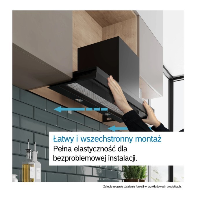 Bosch Okap zintegrowany DBB63BC60  Serie 2 czarny