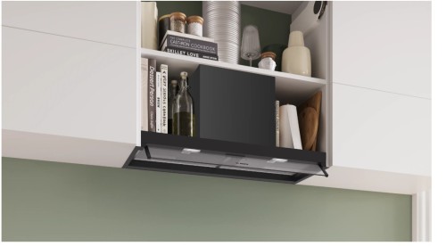 Bosch Okap zintegrowany DBB85CC60  Serie 4 80 czarny czyste szkło