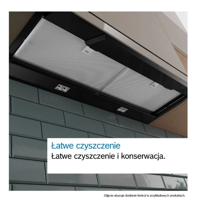 Bosch Okap zintegrowany DBB85CC60  Serie 4 80 czarny czyste szkło