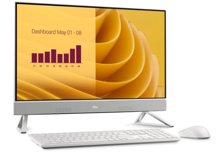 Dell Komputer Dell 27 All-in-One EC27250 Win11Pro Core 7-150U/16GB/1TB/27.0 FHD Touch/GeForce MX570A/Cam/WLAN+BT/3Y ProSupport