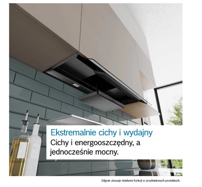 Bosch Okap zintegrowany Serie 6 90DBB97DP60 Okap Serie 6 90 czarne szkło, czarny