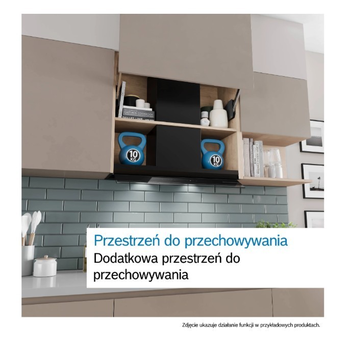 Bosch Okap zintegrowany Serie 6 90DBB97DP60 Okap Serie 6 90 czarne szkło, czarny