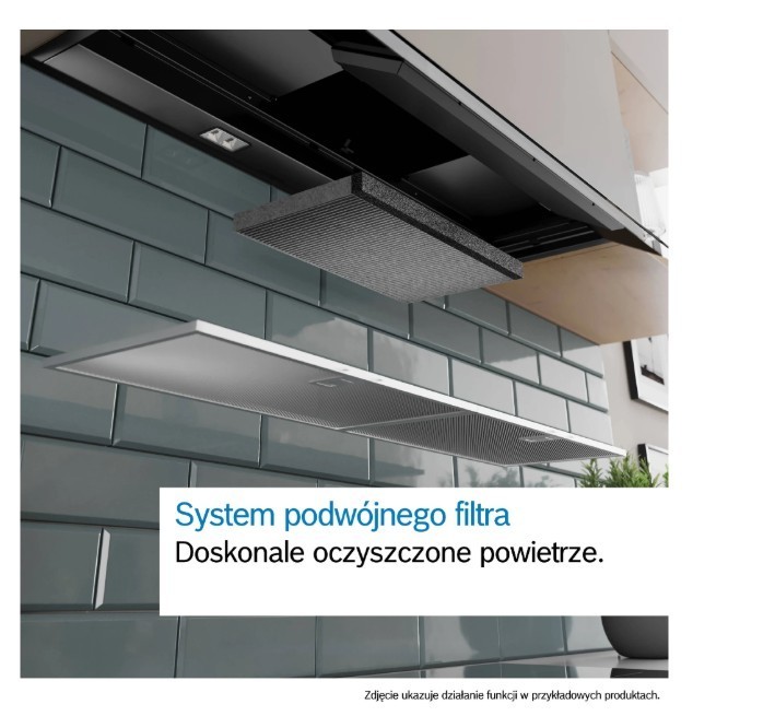 Bosch Okap zintegrowany Serie 6 90DBB97DP60 Okap Serie 6 90 czarne szkło, czarny
