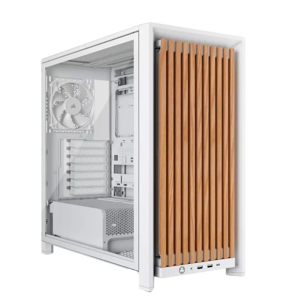Corsair Obudowa FRAME 4000D RS Wood Mid-Tower White/Oak