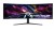 Samsung Samsung Monitor 57 cali G95NC VA 7680x2160 DUHD 32:9 3xHDMI 1xDP 2xUSB 3.0 KVM 1ms 240Hz HAS Gaming zakrzywiony 3Yd2d