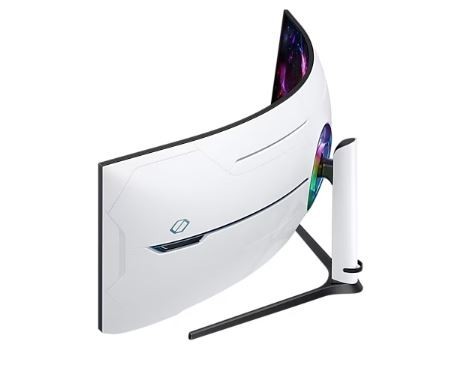 Samsung Samsung Monitor 57 cali G95NC VA 7680x2160 DUHD 32:9 3xHDMI 1xDP 2xUSB 3.0 KVM 1ms 240Hz HAS Gaming zakrzywiony 3Yd2d