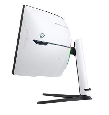 Samsung Samsung Monitor 57 cali G95NC VA 7680x2160 DUHD 32:9 3xHDMI 1xDP 2xUSB 3.0 KVM 1ms 240Hz HAS Gaming zakrzywiony 3Yd2d