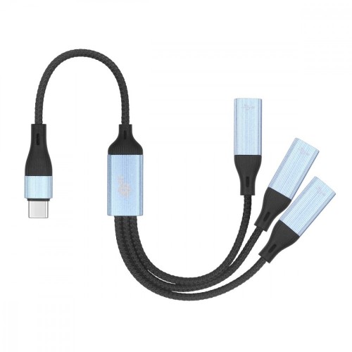 TB Kabel USB C splitter - 3x USB C