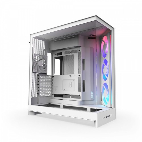 NZXT Obudowa H9 FLOW RGB Midi tower z oknem biała