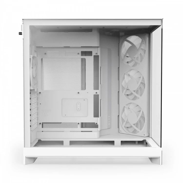 NZXT Obudowa H9 FLOW RGB Midi tower z oknem biała