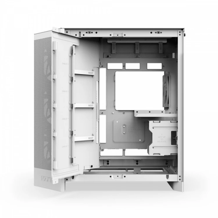 NZXT Obudowa H9 FLOW RGB+ Midi tower z oknem biała