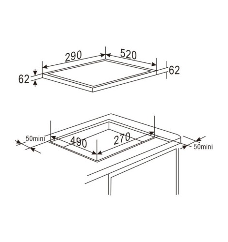 MPM Płyta indukcyjna MPM-30-IM-12/N 30cm