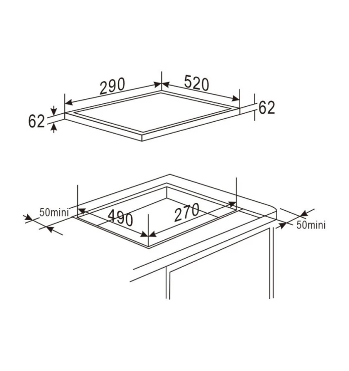 MPM Płyta indukcyjna MPM-30-IM-12/N 30cm