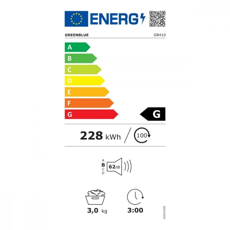 GreenBlue Suszarka eleketryczna bębnowa do ubrań GB415