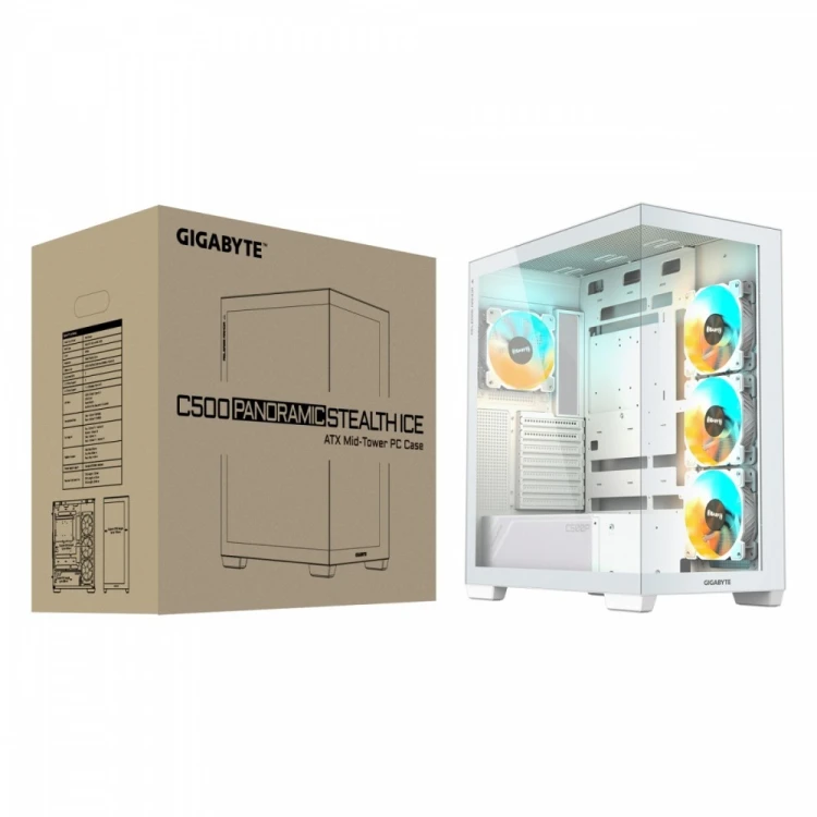 Gigabyte Obudowa C500PI ST ATX 28300-C500W-1CKR