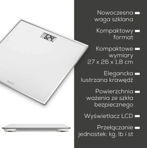 Beurer Waga łazienkowa GS120 Kompakt