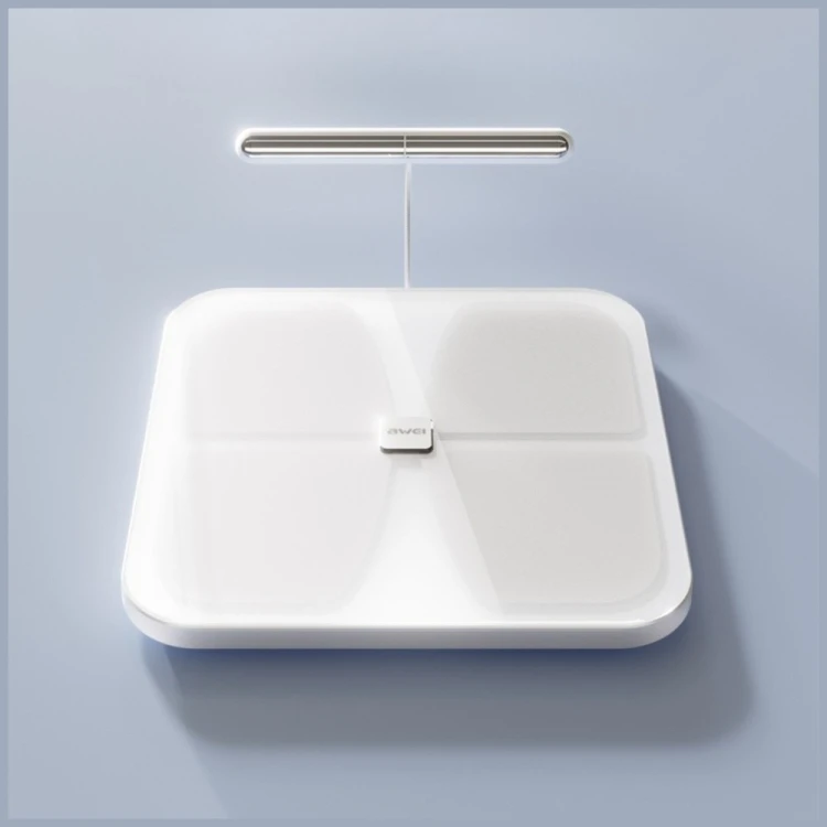 AWEI Waga do ciała SS1 bluetooth 5.0 wielofunkcyjna biała