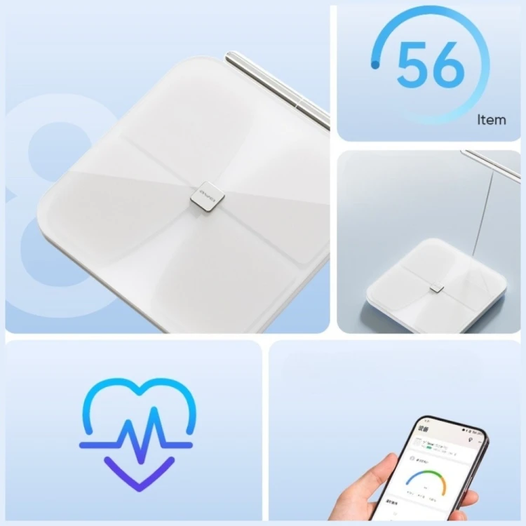 AWEI Waga do ciała SS1 bluetooth 5.0 wielofunkcyjna biała