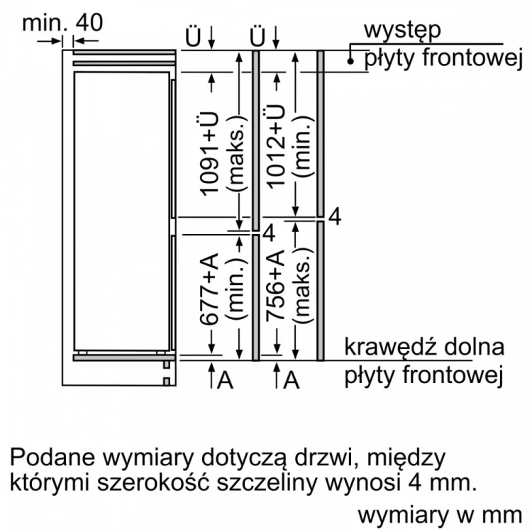 Bosch Chłodziarko-zamrażarka KIV86NSE0
