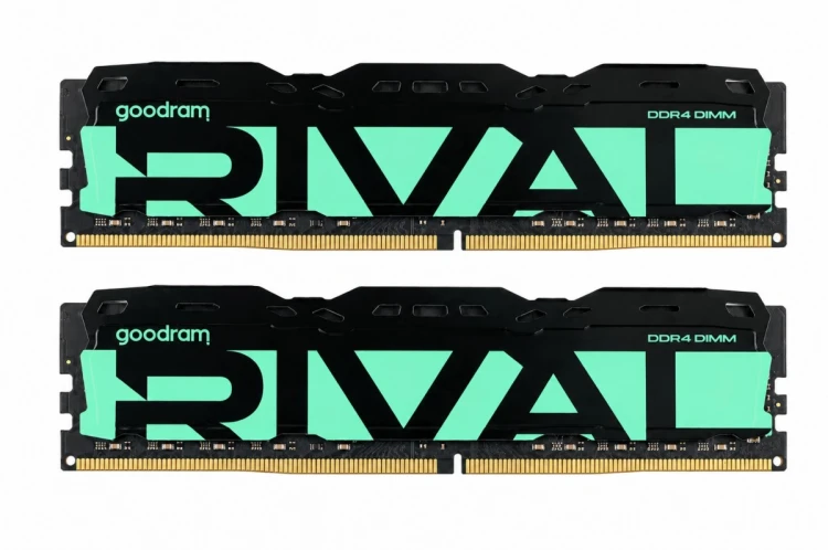 GOODRAM Pamięć do PC DDR4 Rival Radiant 64GB (2*32)/3200 CL18 zielona