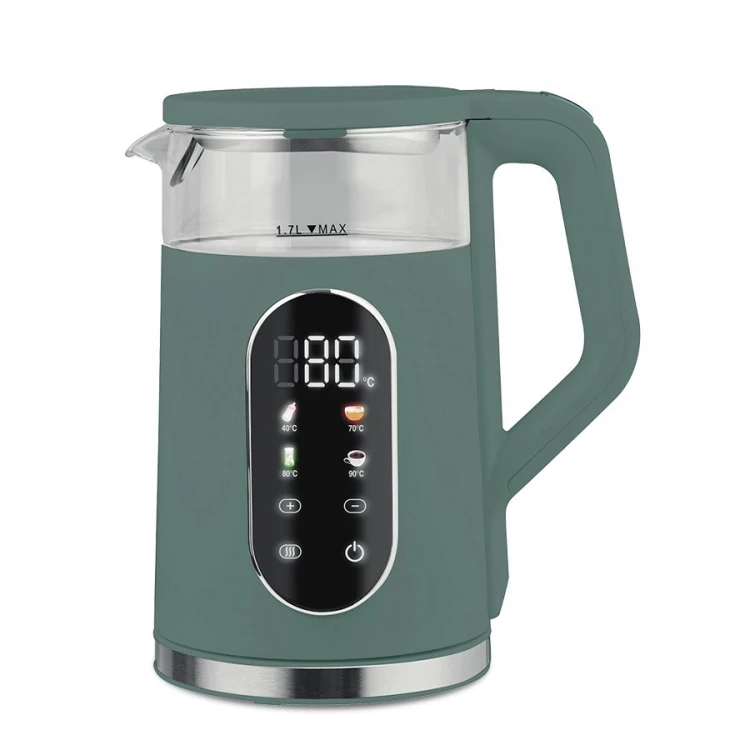 Feel-Maestro Czajnik elektryczny z regulacją temperatury 1,7l 2200W MR-023-GREEN