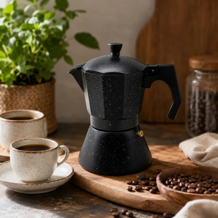 Feel-Maestro Kawiarka espresso/mocha Granite 300 ml, 6 filiżanek  MR-1667-6