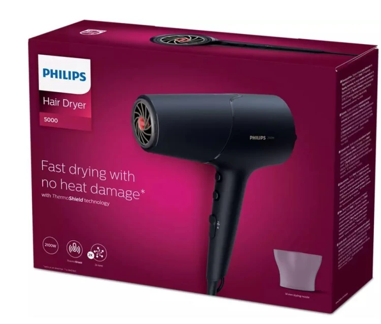 Philips Suszarka do włosów 2100W       BHD504/00