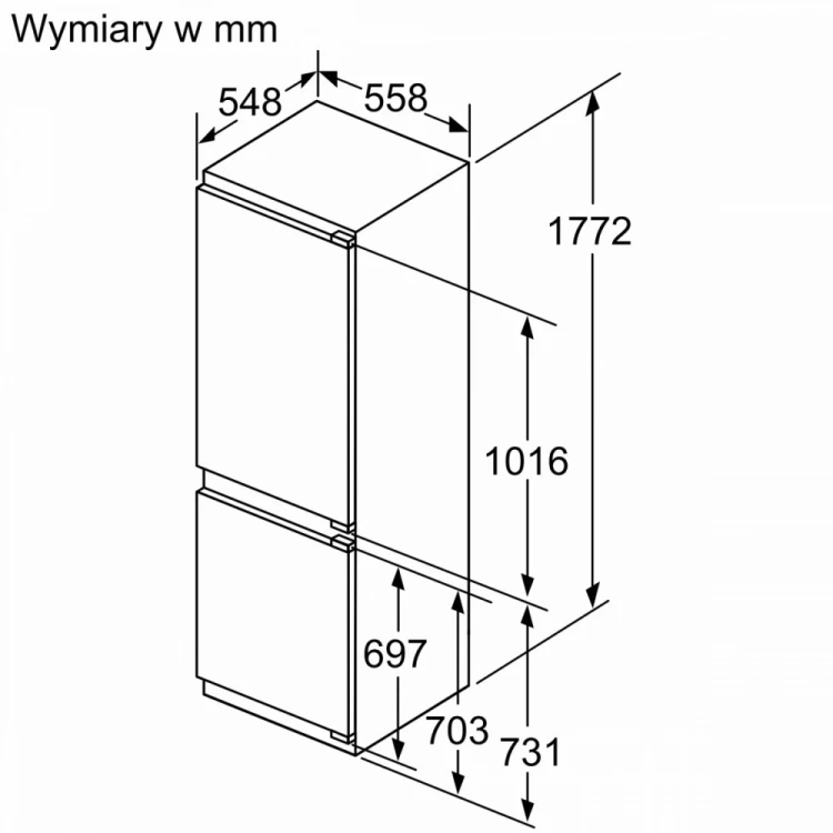 Bosch Chłodziarko-zamrażarka KIN86ADD0