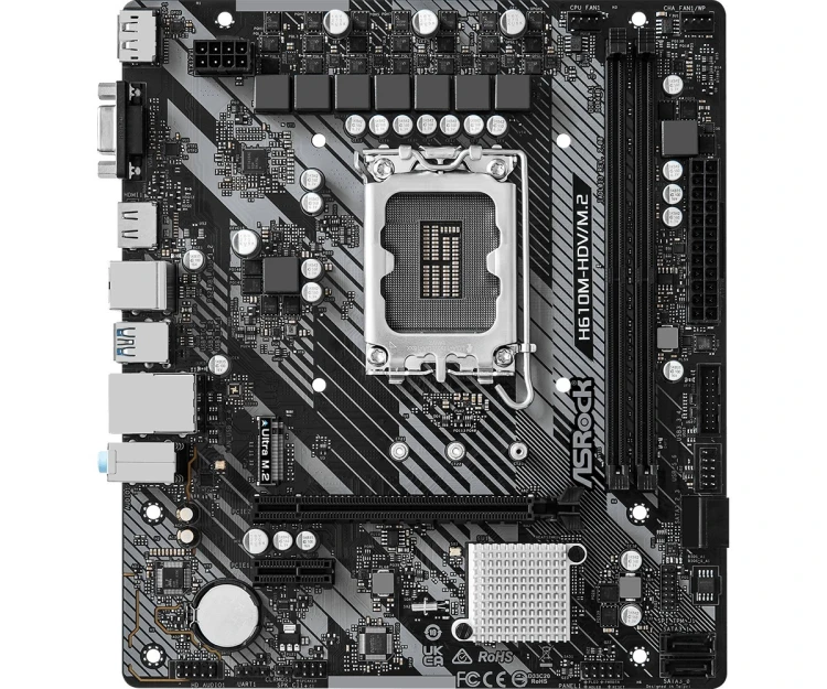 ASRock Płyta główna H610M-HDV/M.2 R2.0 s1700 2DDR4 DP/HDMI mATX