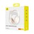Baseus Słuchawki nauszne bluetooth 5.3 BASS 35 MAX beżowe