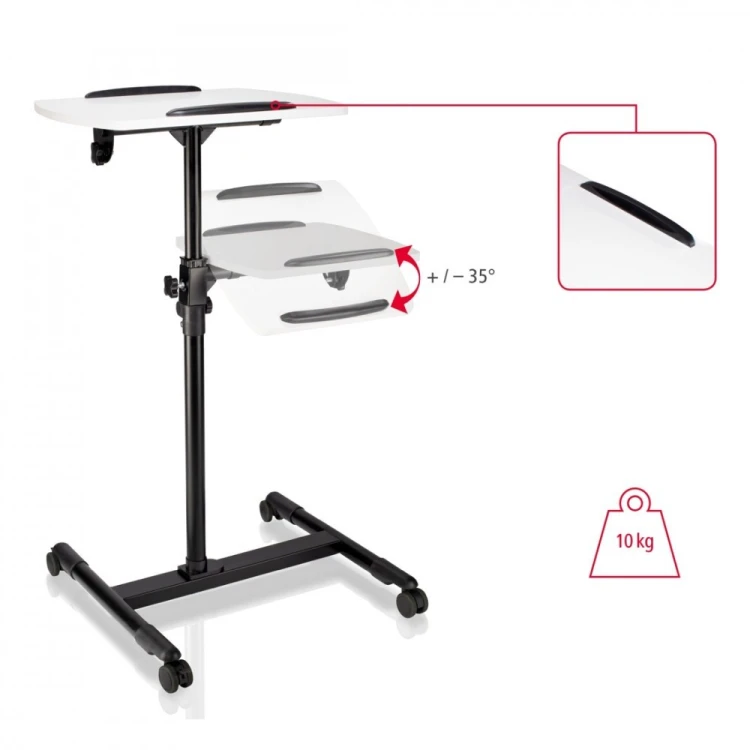 Hama Stolik pod projektor z dwiema półkami